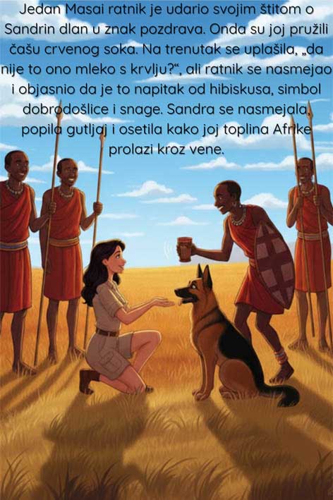 Animacija, Afrika, Masai pleme, Sandra i Aleks